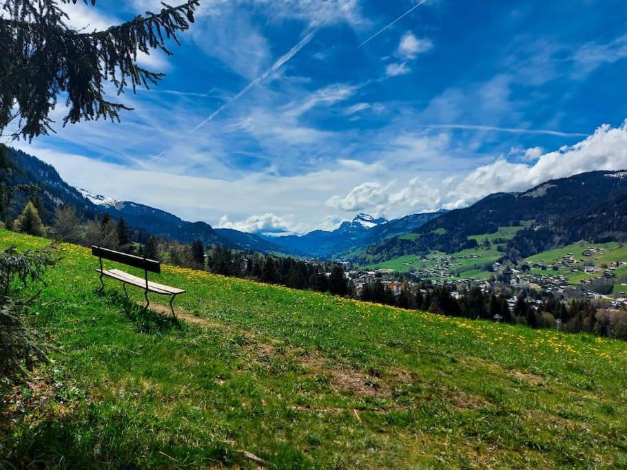 Logement A Megeve Avec Jardin 외부 사진